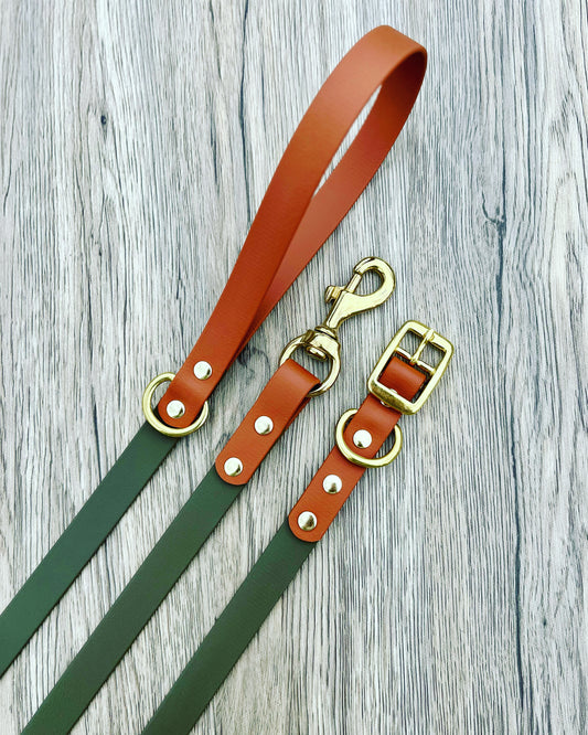 Two-Tone Standard Biothane Dog Leash