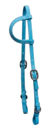 Single Ear BioThane Headstall