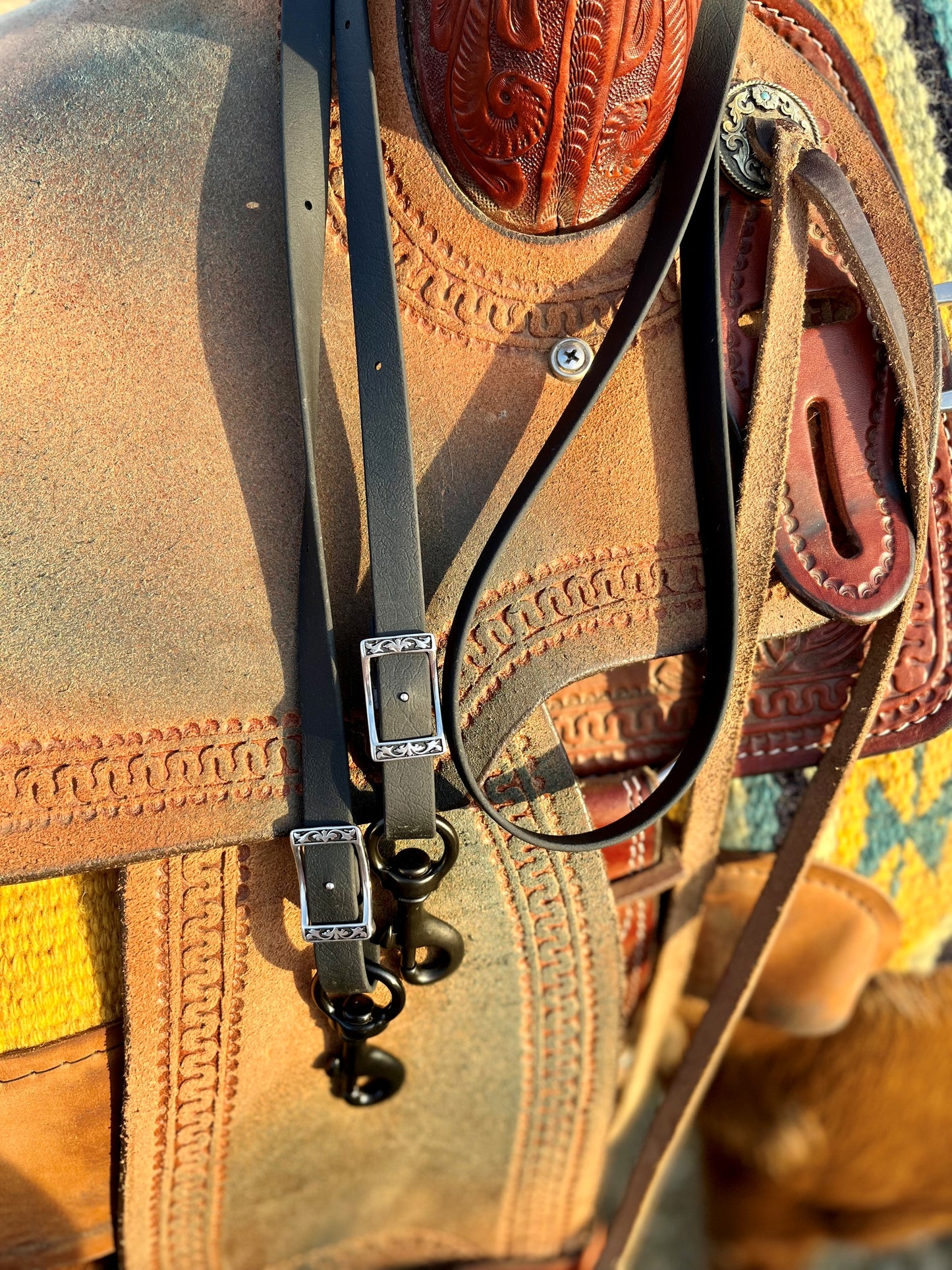 Jeremiah Watt Buckle Biothane Reins