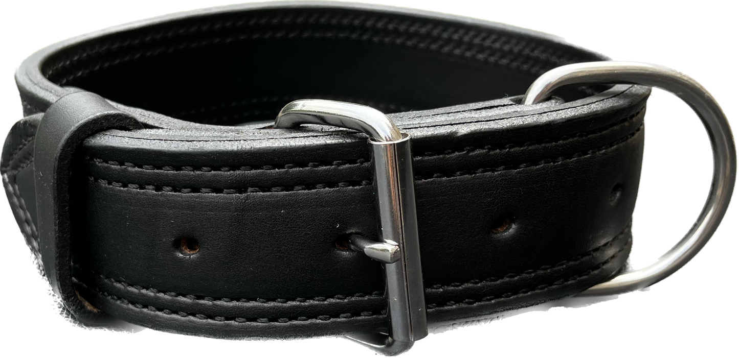 2" - 2 Ply Leather Collar